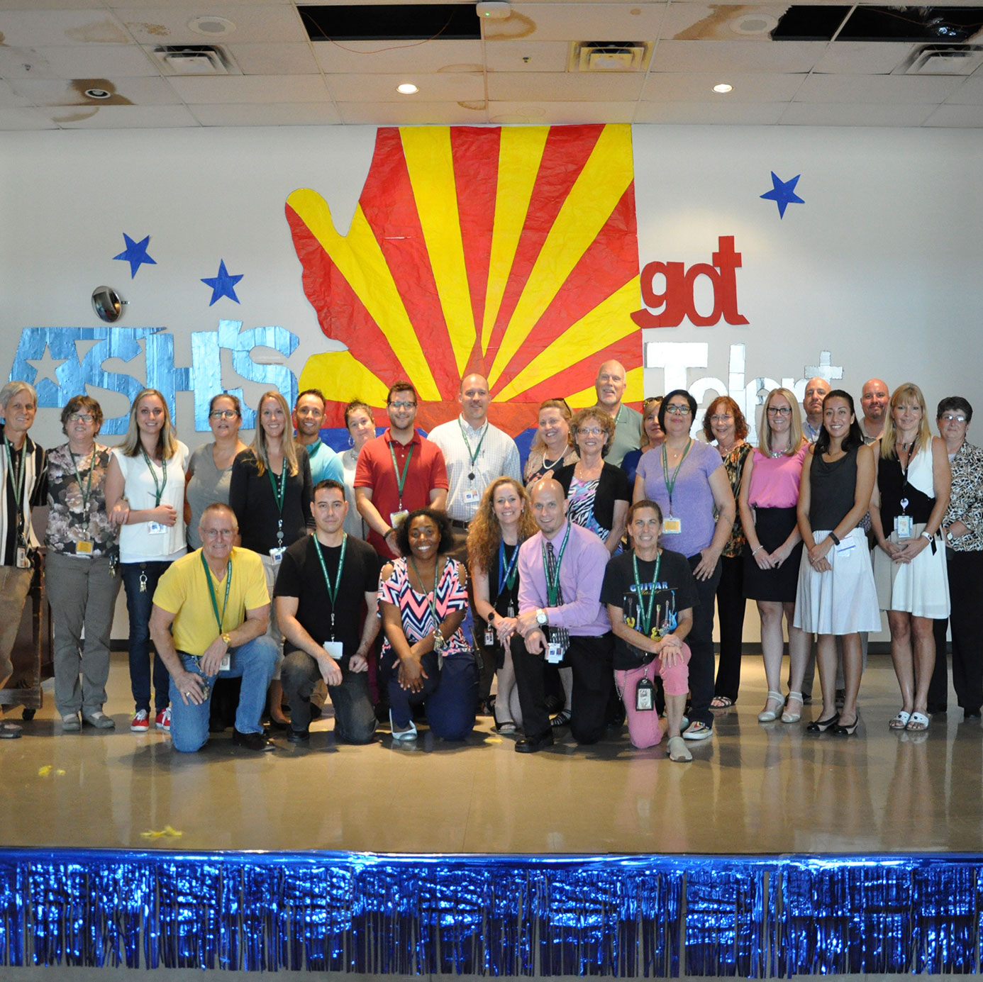ASH's Got Talent stage photo in network folder
