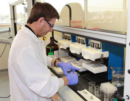 Lab testing