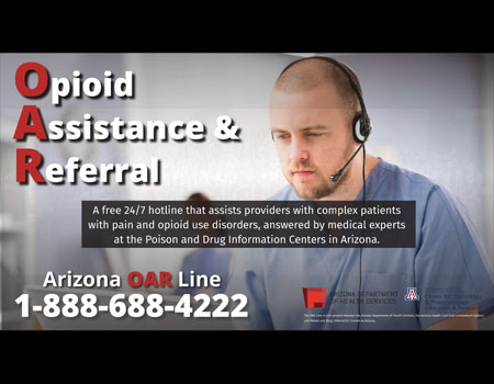 ADHS Establishes Nation’s First Opioid Assistance and Referral Line