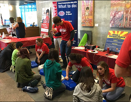 ADHS Teaches CPR at Connect2STEM Event